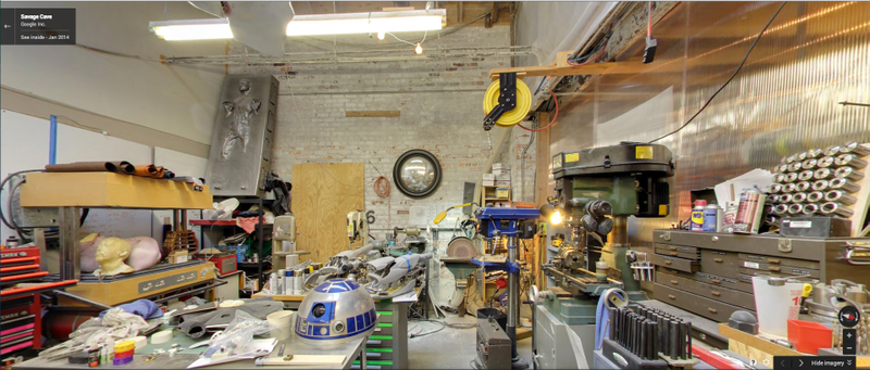 Illustration for article titled Walk Around Adam Savage's Mini-Museum on Google Street View